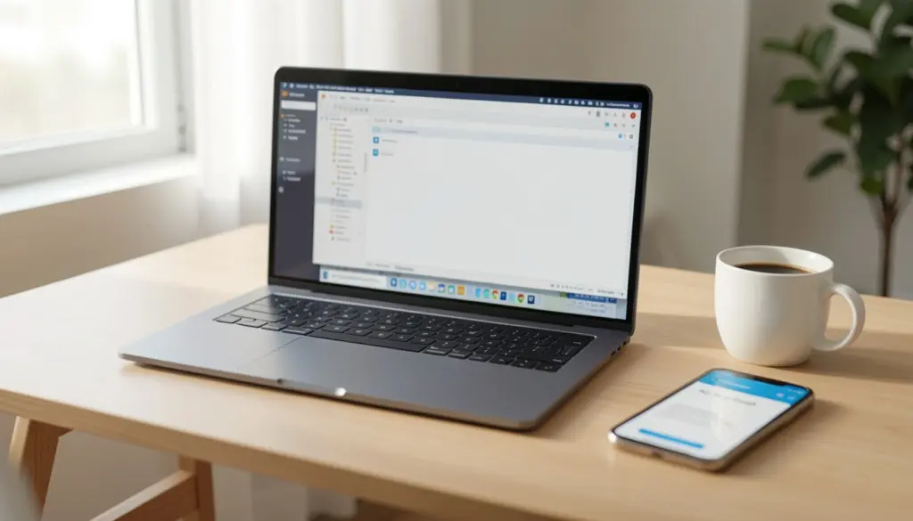 Bestshoesevershop Email Confirmation Not Received? Here’s What to Do Frustrated online shopper checking laptop and smartphone for missing order confirmation email in a home office setting.